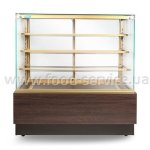 Витрина холодильная кондитерская Cold Malaga 13 C-13 PN-w (с агр, wenge mag., бронза, контроль влажности)